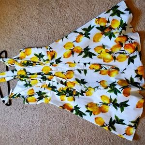 Lemon A line dress